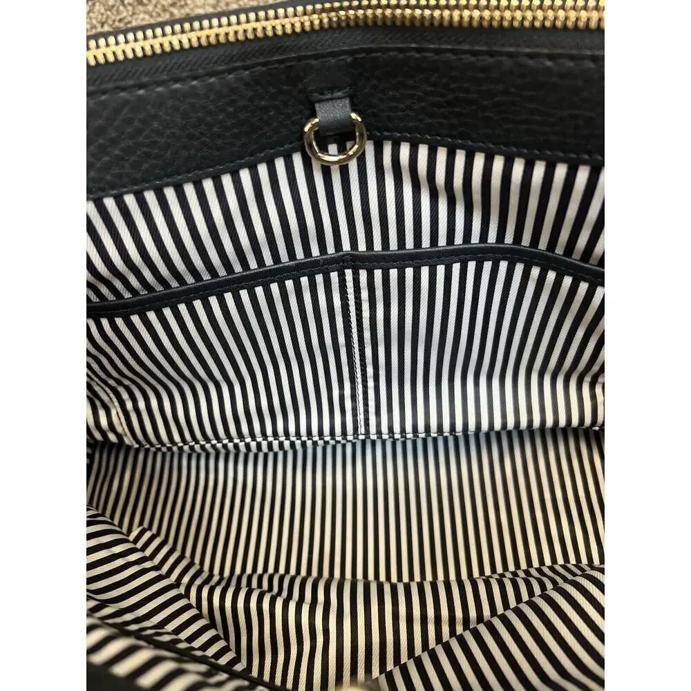 Kate Spade Black Kensington Charles Street Leather Shoulder Bag NWOT